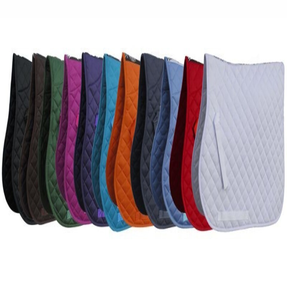 image 1 of Rhinegold Cotton Quilted Saddle Cloth White | Size: Full
Colour: White