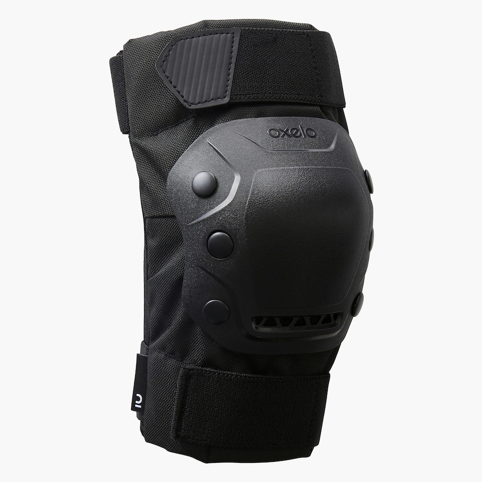 image 1 of Decathlon Adult 2 x 3-Piece Inline Skate Protection Set Fit500 - Black, Size S