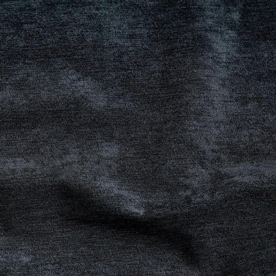 image 1 of Chenille Blackout Ring Top Eyelet Curtains - 229cm x 229cm - Charcoal