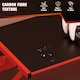 image 3 of HOMCOM Corner Gaming Desk with Monitor Stand Cup Holder Headphone Hook