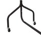 image 5 of Oypla 4ft Garment Clothes Rail Super Heavy Duty All Metal Black Black | One Size