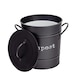 image 4 of Harbour Housewares Vintage Metal Kitchen Compost Bin - Black | Black | Black | One Size