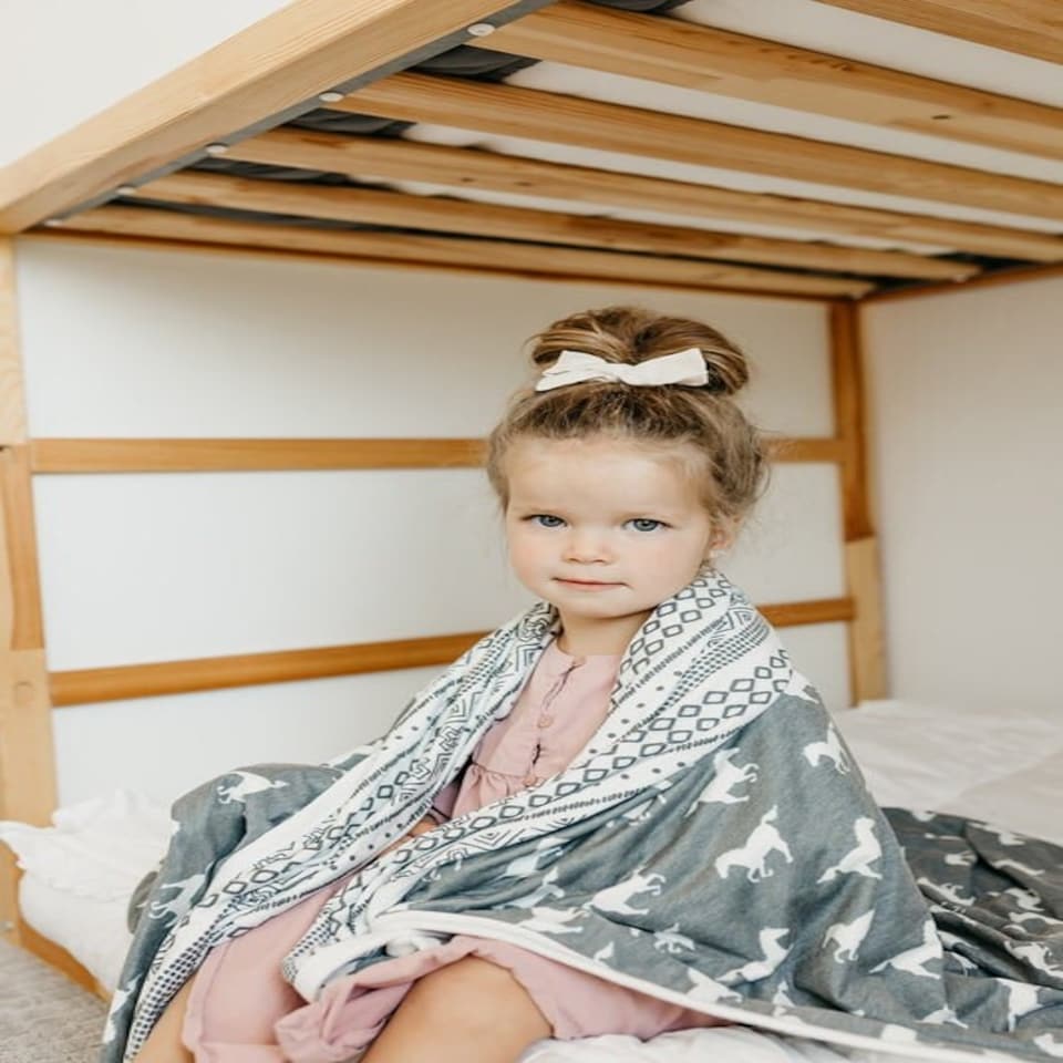 image 1 of Copper Pearl 3 Layer Quilt Colt