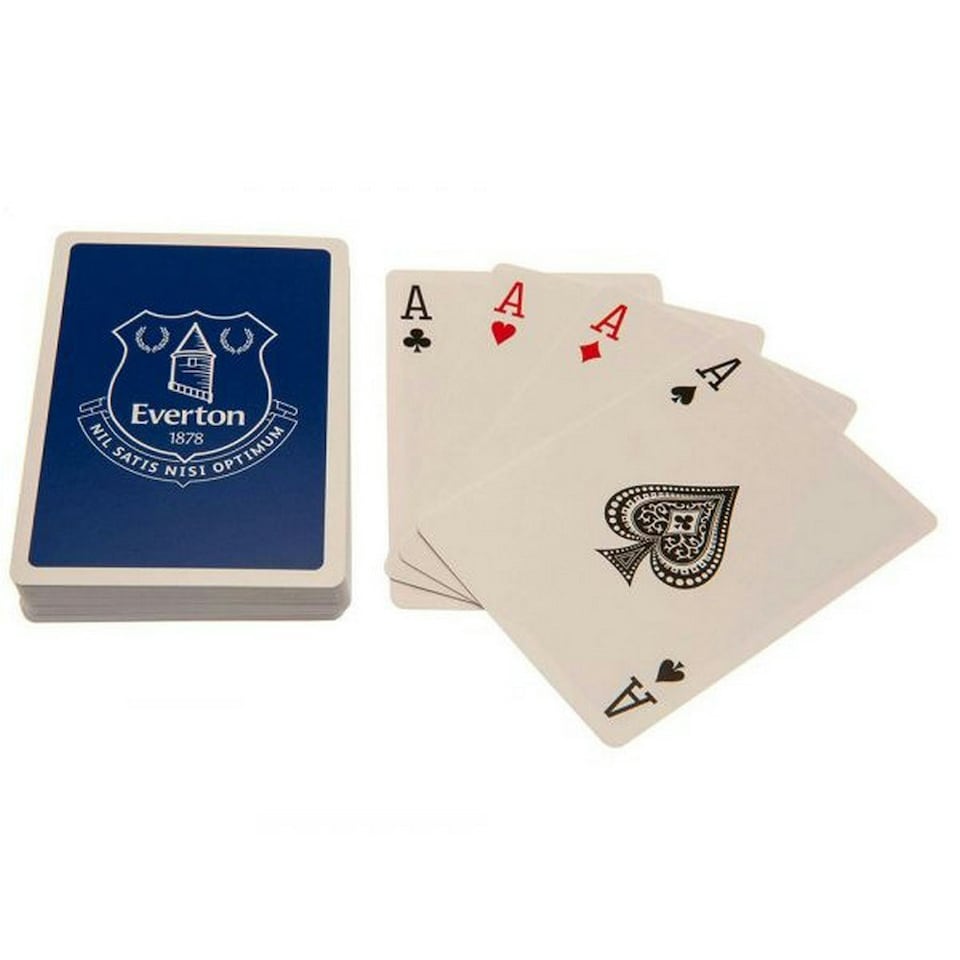 image 1 of Everton FC Playing Card Deck - Royal Blue/White - One Size