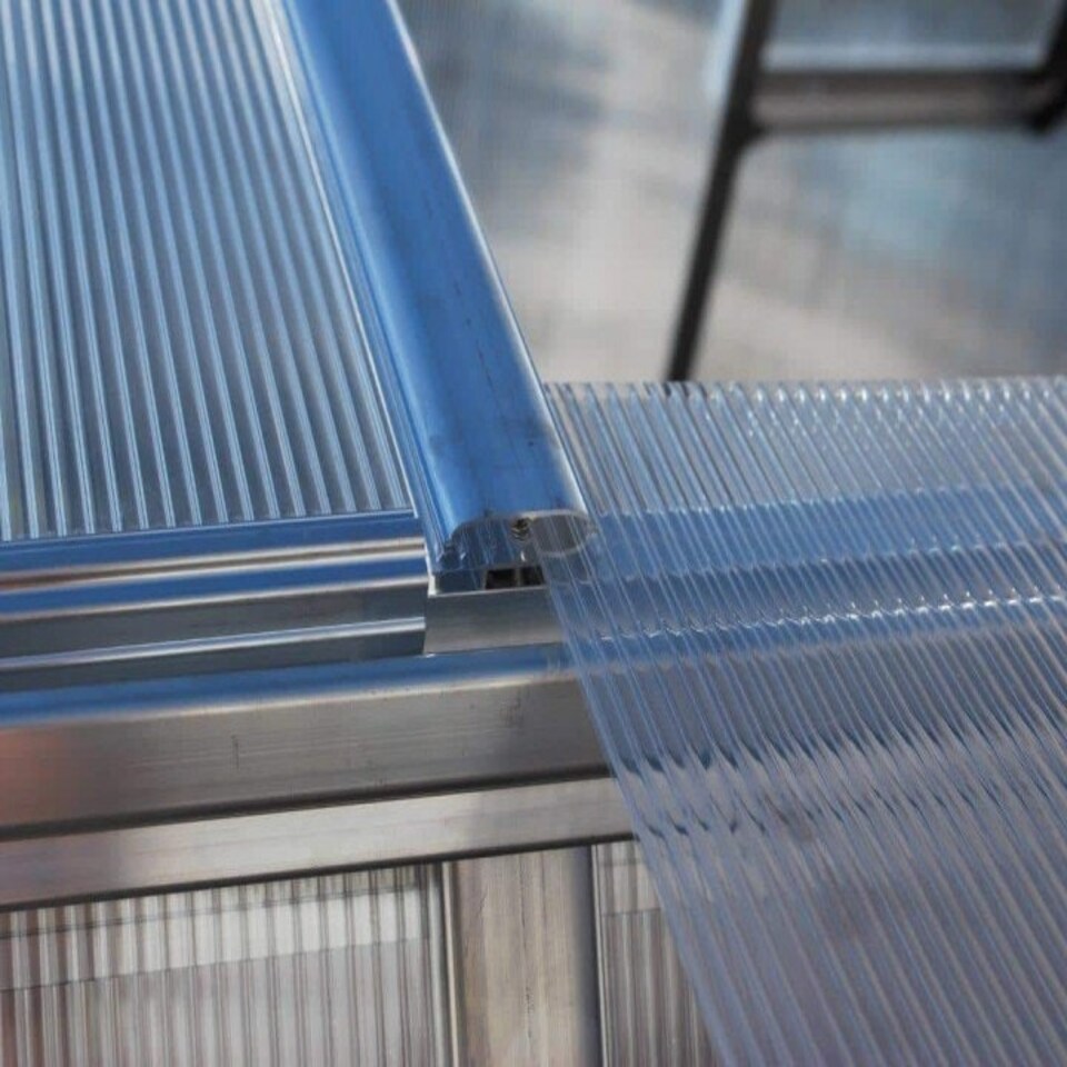image 1 of Greenhouse Mythos 6 x 10 - Polycarbonate - L306 x W185 x H208 cm - Grey