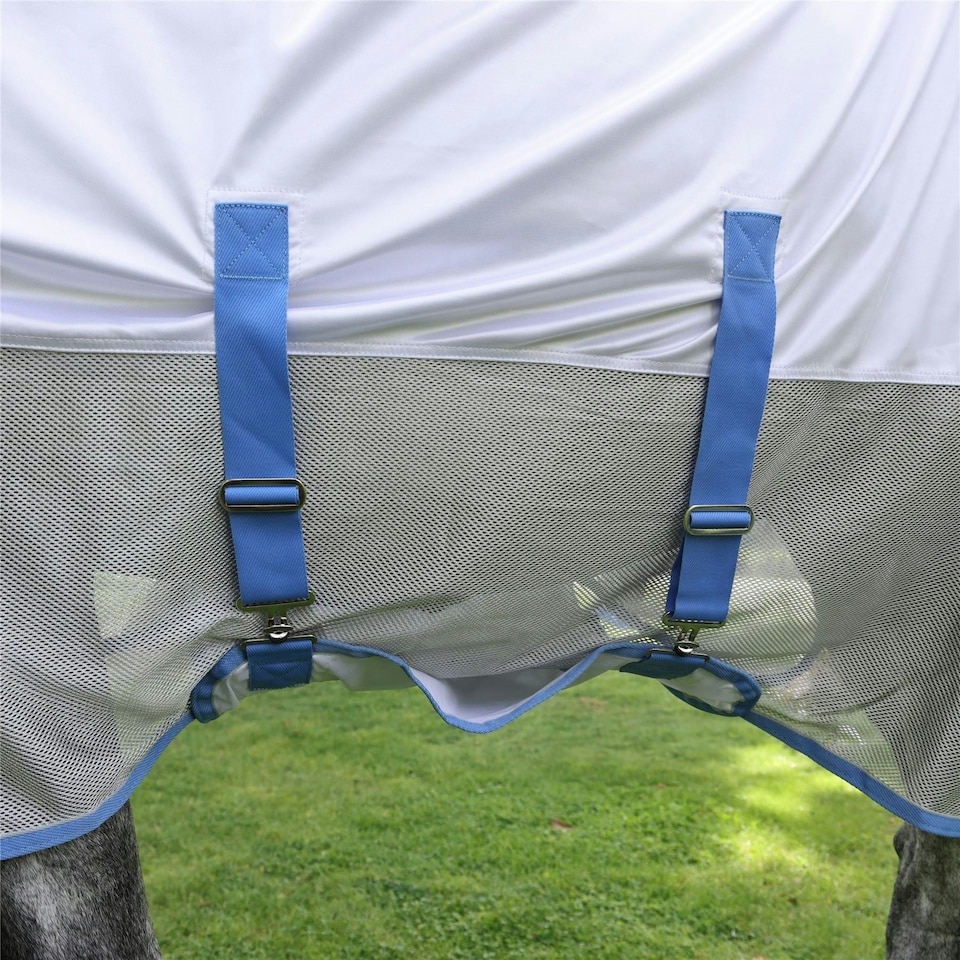 image 1 of Shires Tempest Original Fly Mesh Combo Rug N/A | Colour: Sky
Size: 6ft 9
