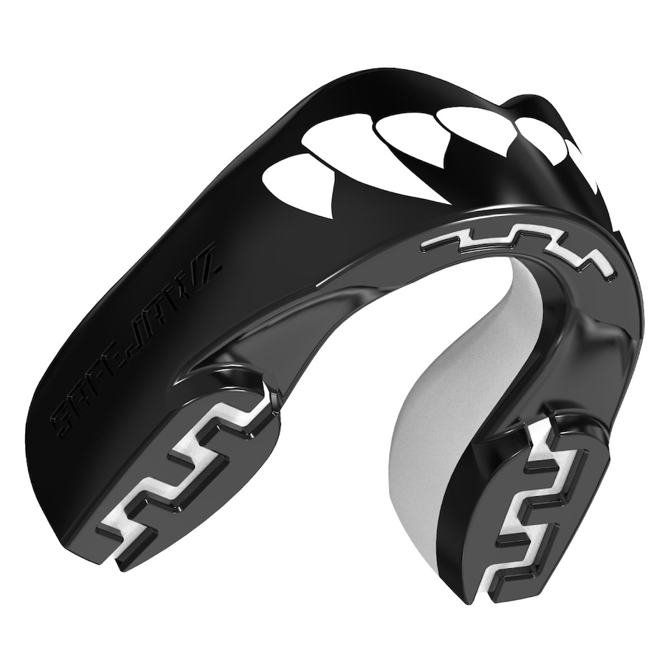 image 1 of SAFEJAWZ Extro Sports Mouth Guard Black Fangz Adult/Junior