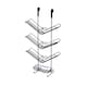 image 4 of Showerdrape Atrium 3 Tier Hanging Black Shower Caddy | Black | 1