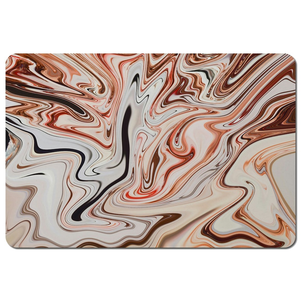 image 1 of Pink Rippled Marble (Placemat)