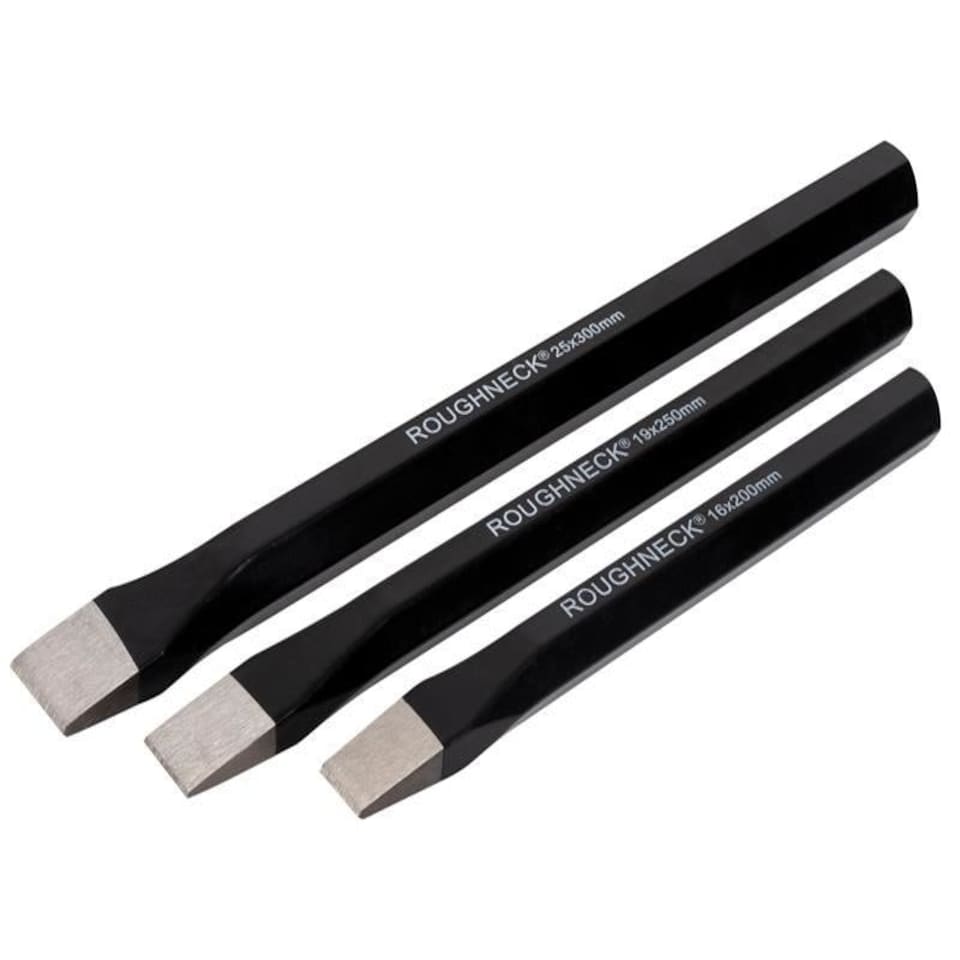 image 1 of Roughneck - Cold Chisel 3 Piece Set 200mm  250mm & 300mm
