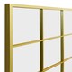 image 5 of The Fenestra - Gold Modern Window Leaner / Wall Mirror 69" X 33" (174CM X 85CM) Gold