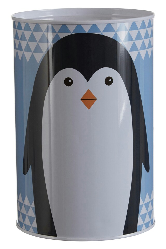 image 1 of Parker The Penguin Large Money Tin | Blue