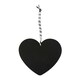 image 2 of Something Different Baby Bat Heart Hanging Sign - Black/White - One Size