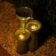 image 2 of Primrose Solar Green Pouring Cascading Water Feature with Lights 40cm
