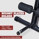 image 6 of HOMCOM Foldable Dumbbell Bench Weight Training, 7 Incline Adjustable, Red