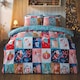 image 1 of Advent Calendar 180 Thread Count Polyester Duvet Cover Set with Pillowcase Multi | Single