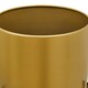 image 5 of Avento Small Gold Finish Floor Planter Gold