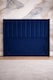 image 3 of Blue Plush Panel Wing 54inch Floorstanding 6FT Headboard
