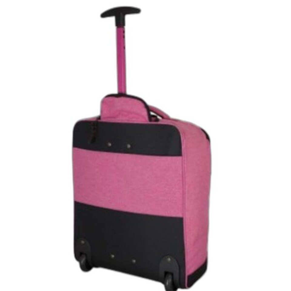 image 1 of Telescopic Handle Carry-On Bags - Pink