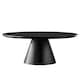 image 1 of Furniturebox Palma Round Black Coffee Table
