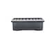 image 1 of Wham Crystal 5 x 32L Stackable Plastic Storage Boxes with Lids Black