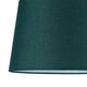 image 3 of Dark Green Cotton 28cm Tapered Cylinder Pendant or Lamp Shade Green