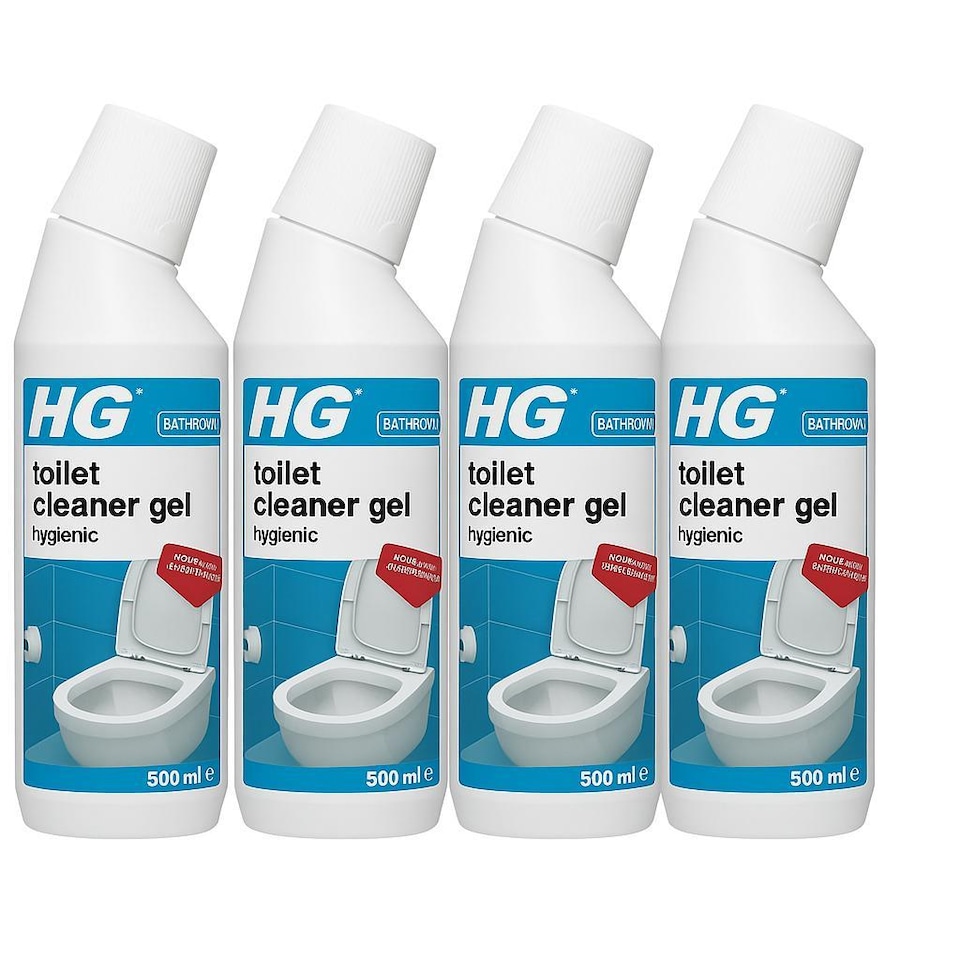 HG toilet cleaner gel hygienic - 4PK
