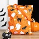 image 2 of Sweet and Spooky Ghost Print Polycotton Tote Bag Orange