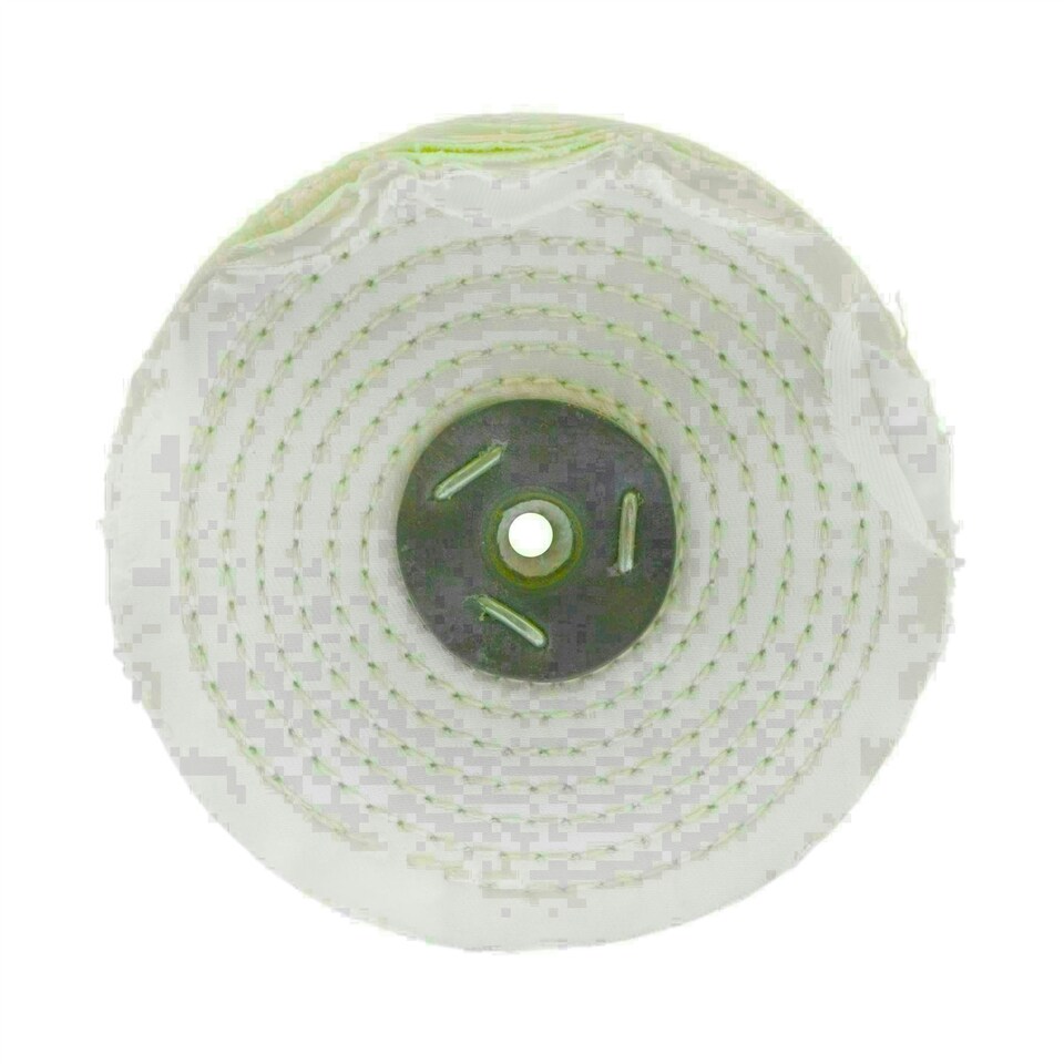 image 1 of 6" x 2" Conversion Polishing Mop Kit For 1/2 HP Grinders 3 Mops Compounds Spindle