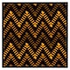 image 2 of Freehand horizontal zigzag chevron stripes boho chic (Picutre Frame) Brown | M