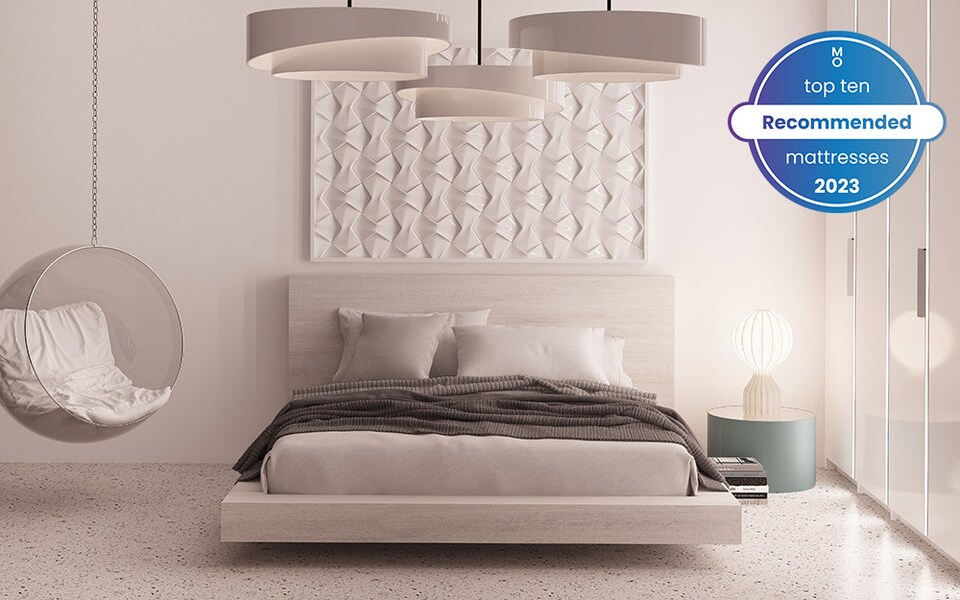 image 1 of Horizon Odyssey 800 Pocket Memory Mattress Single | White | 1