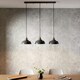 image 2 of Bakewell Grey Bar Pendant Grey