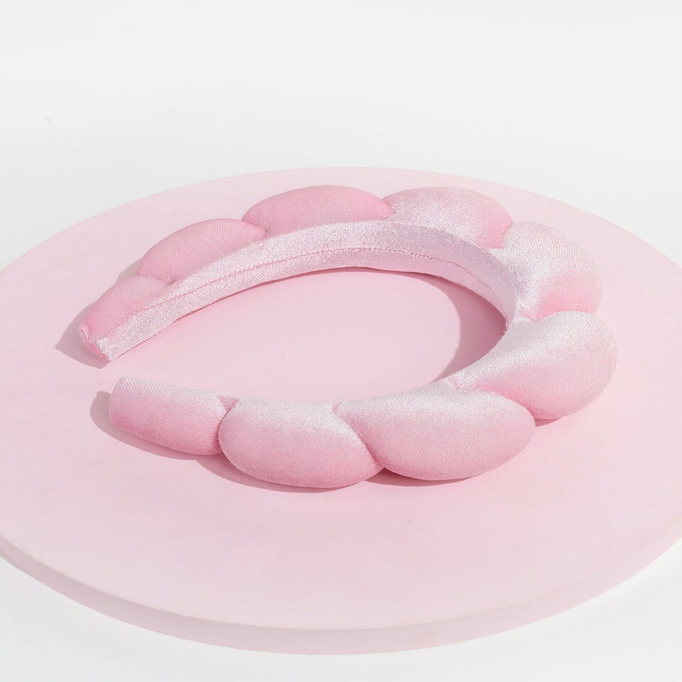 image 1 of Brushworks Pink Cloud Headband