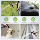 image 7 of 100FT Garden Hose Pipe Stainless Steel Lightweight Durable Strong Kink Free Leakproof Rust-Proof Spray Water Gun HosePipe Reel 30M