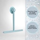 image 2 of Showerdrape Rocco Duck Egg Bathroom Shower Squeegee | Blue | 1