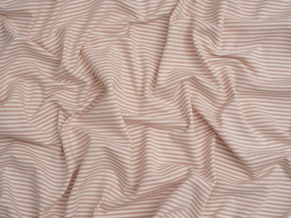 Minerva Core Range Pink Baby Soft Yarn Dyed Cotton Jersey Stretch Knit Fabric for Dressmaking, 150cm / 59" Wide - per metre