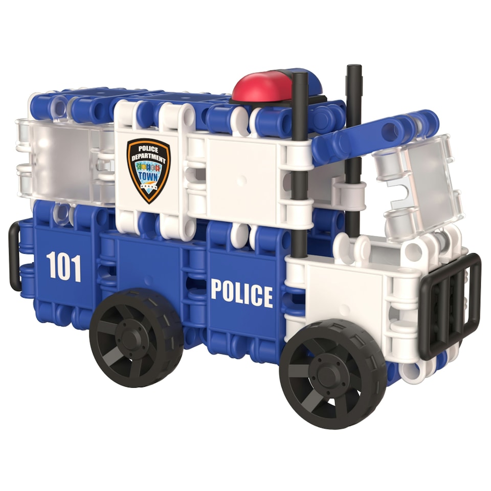 image 1 of Clics Bucket Police Click and Play Bucket 135 Pieces