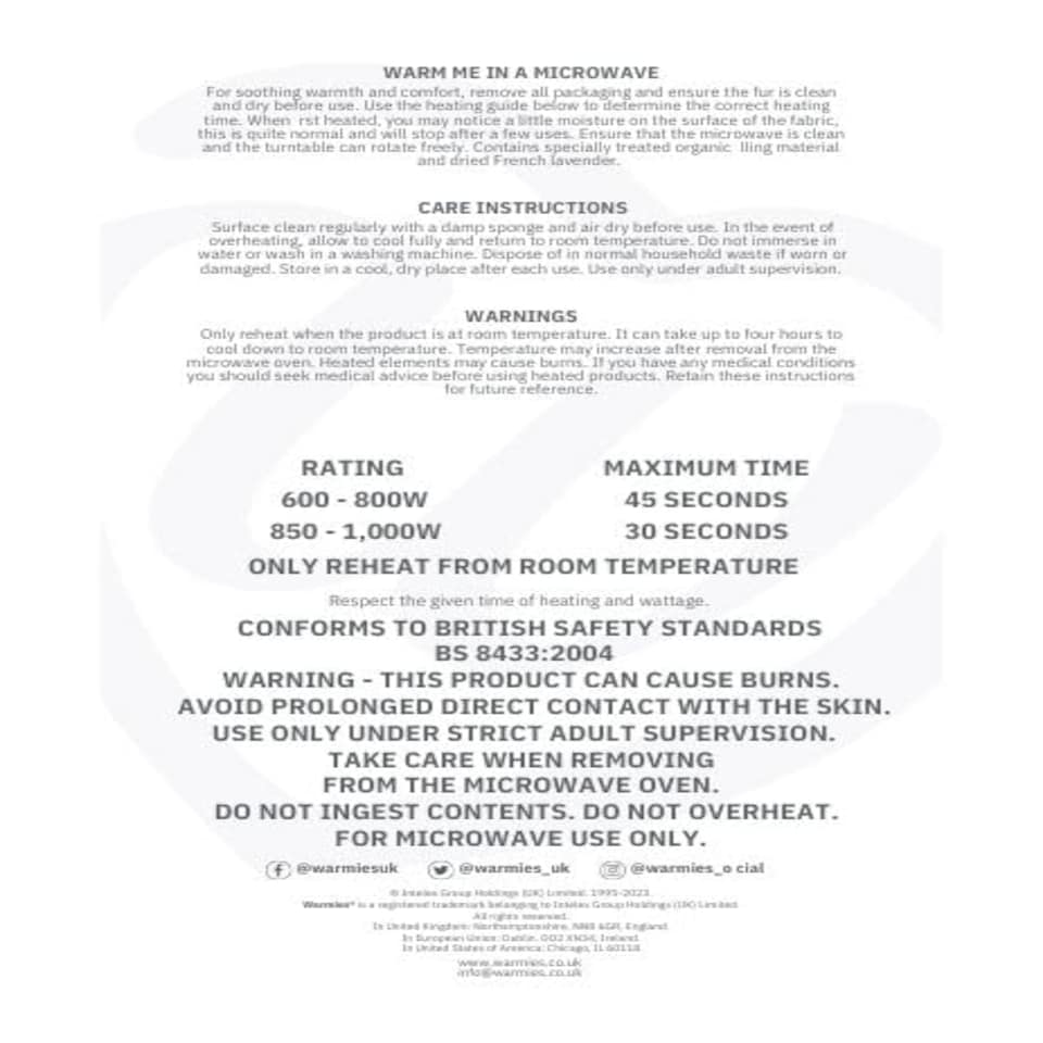 image 1 of Warmies Junior Sparkly Pink Unicorn Plush, Fully Heatable and Weighted Teddy Slightly Scented with Dried French Lavender, Chill in The Freezer or Heat in Microwave