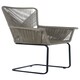 image 2 of Interiors by Premier Rattan Effect Chair, Easy to Clean Outdoor Chair, Arm & Backrest Rattan Armchair, Eco-friendly Rattan Chair