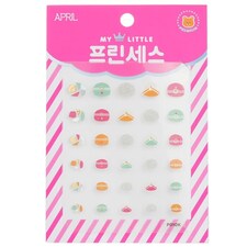 Princess Kids Nail Sticker - # P010k - 1pack Multi