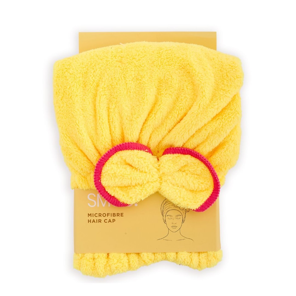 image 1 of SMUG Microfibre Hair Towel Cap, Yellow
