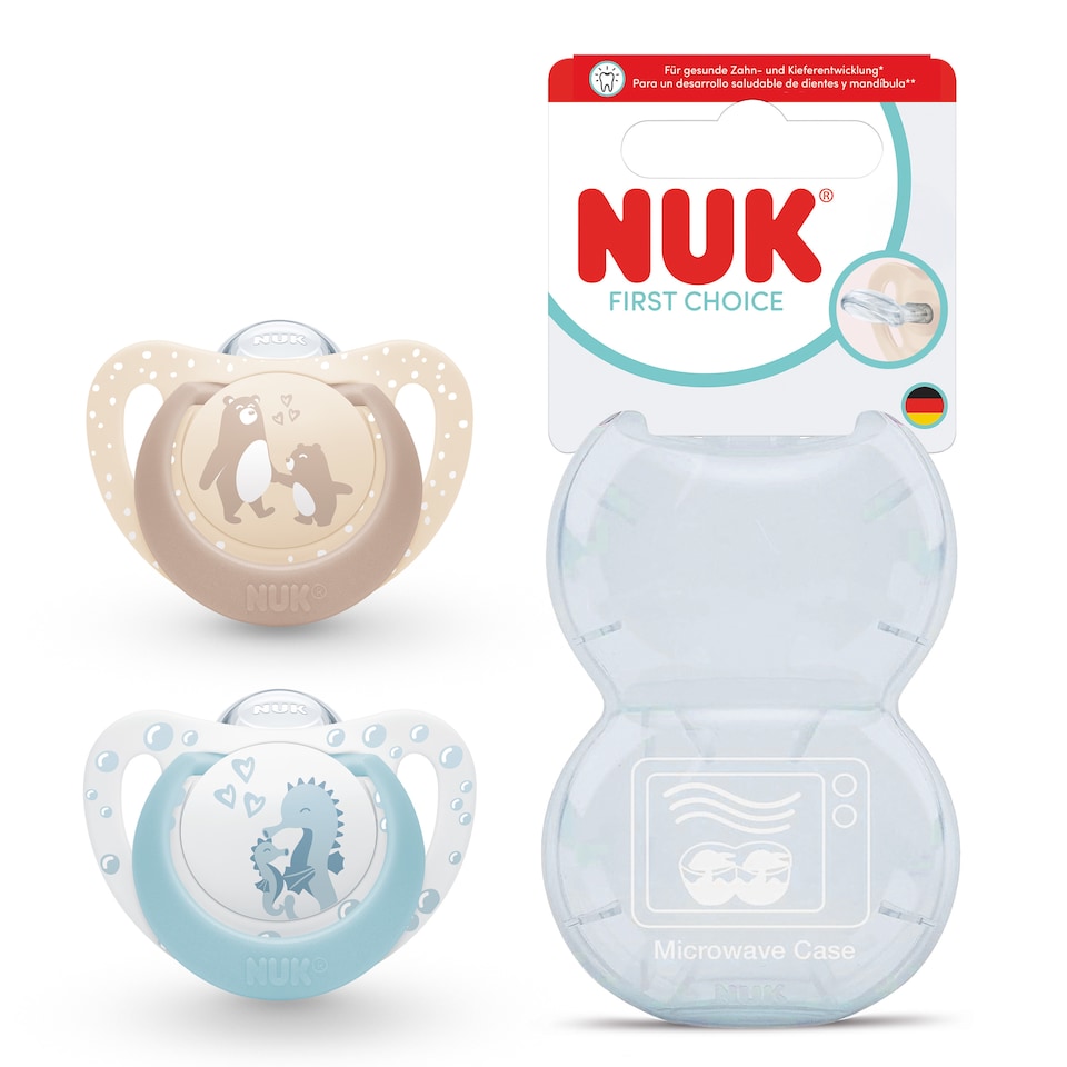 image 1 of Nuk First Choice Soother 0-6m 2 Pack