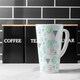 image 2 of Geometric Shapes Latte Mug