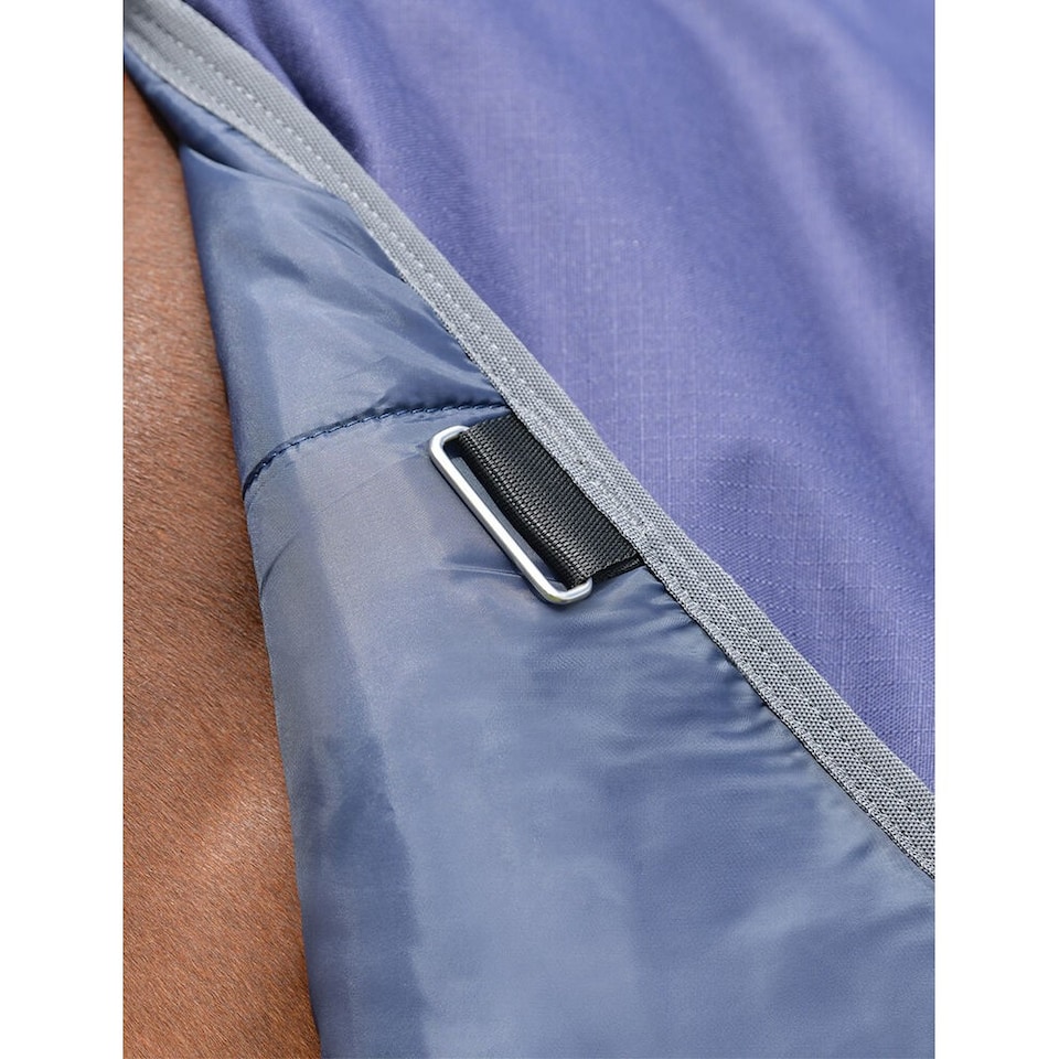 image 1 of Weatherbeeta Comfitec Tyro Combo Neck 360g Horse Turnout Rug | Blue | Navy/Charcoal | 4Ft | 1