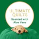 image 3 of Andrex Ultimate Quilts Toilet Tissue 36 Rolls with Aloe Vera Fragrance, Air Pocket Technology for Soft, Thick Sheets - Bulk Pack of 36 Quilted Toilet Rolls