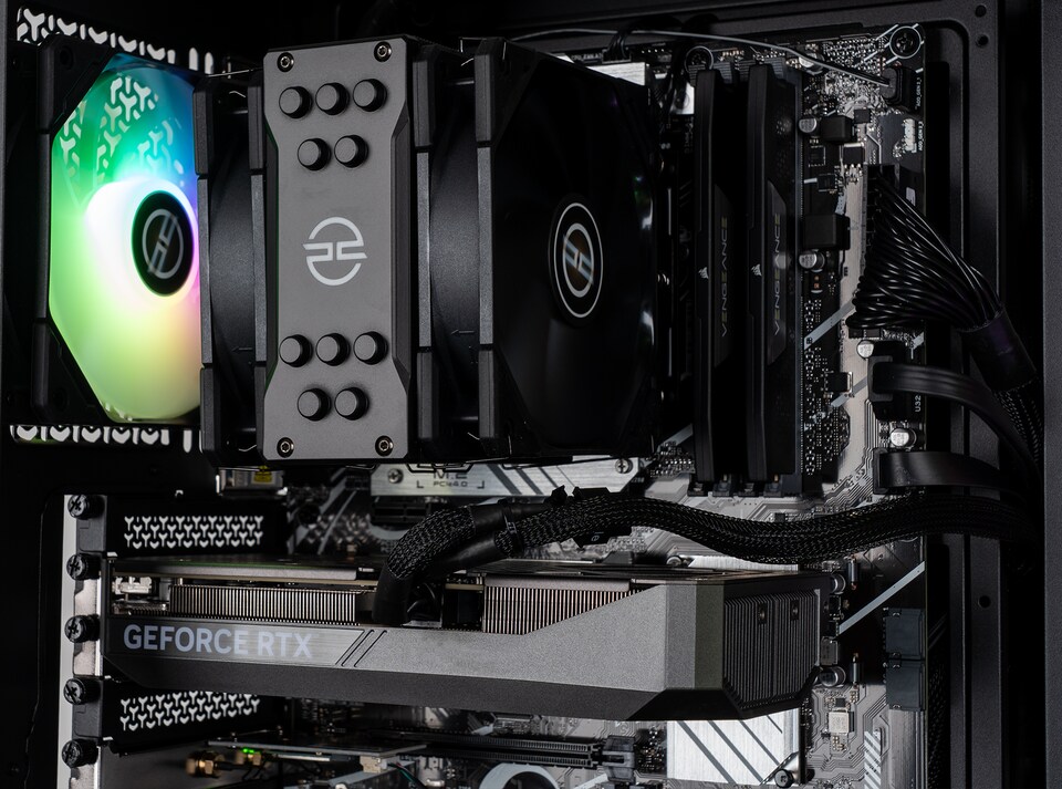 image 1 of PCSpecialist PRO Gaming PC - Intel i7-14700F Nvidia RTX 5060Ti 32GB RAM 2TB M.2 SSD Windows 11 Home