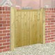 image 1 of Drayton Square Top Low Single Gate - Pressure Treated Scandinavian Redwood - W900 x H950 mm Brown