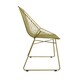 image 3 of Ellis Accent Dining Chair Gold Metal