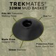 image 5 of 32mm Mud Basket Pair Trekking Pole SoftGround Hiking Walking Outdoor | Black | Black | One Size | 1