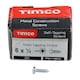 image 3 of Timco - Self-Tapping Screws - PZ - Pan - Zinc (Size 6 x 1/2 - 200 Pieces)